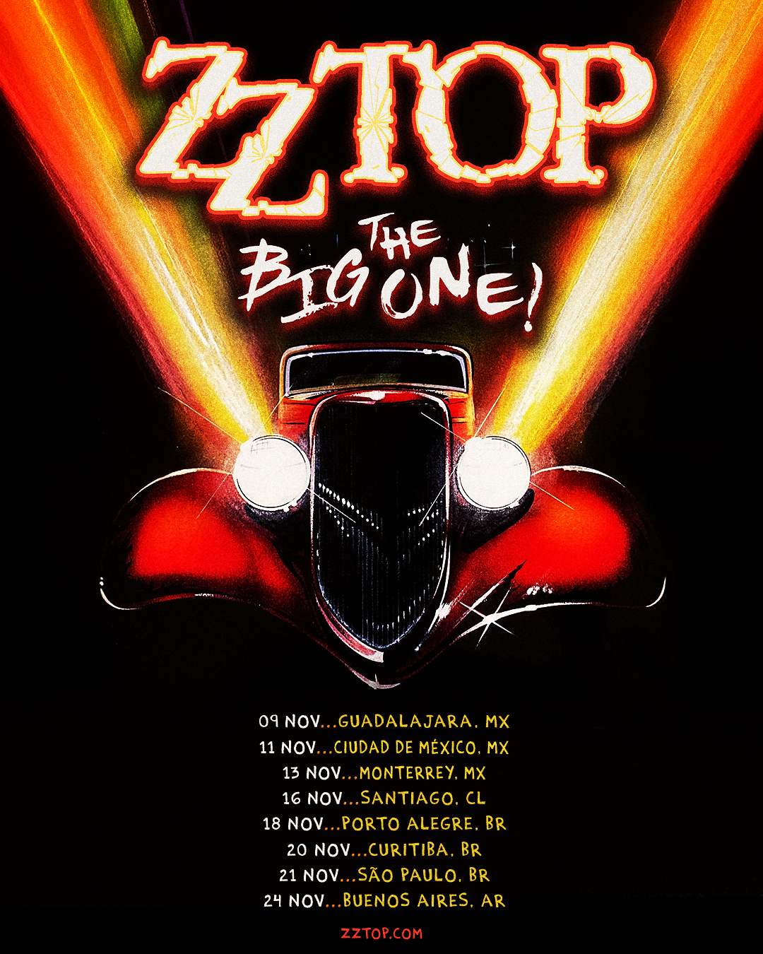 Rock clásico a la vena: ZZ Top vuelve a Chile